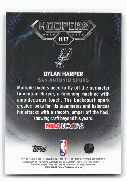 2025-26 Hoops #H-17 Dylan Harper Hoopers