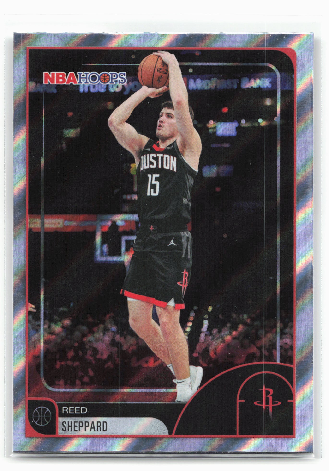2025-26 Hoops #43 Reed Sheppard Rainbow
