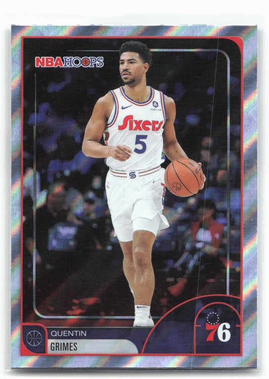 2025-26 Hoops #54 Quentin Grimes Rainbow