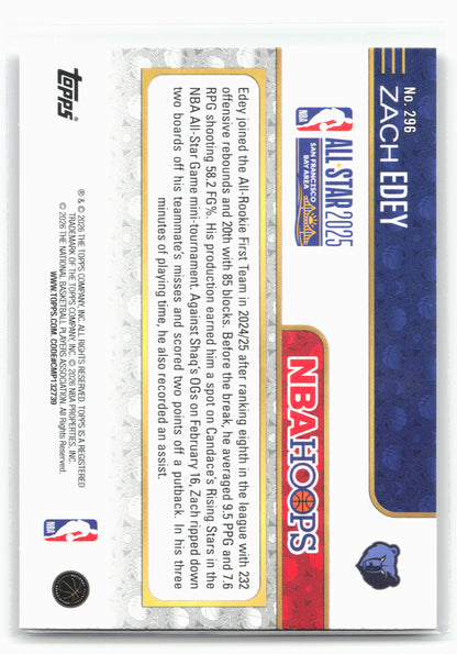 2025-26 Hoops #296 Zach Edey 29426