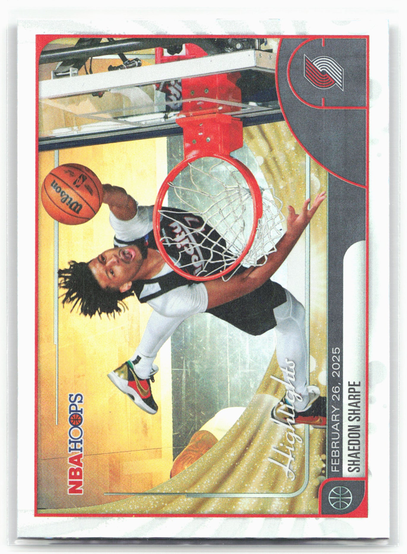 2025-26 Hoops #267 Shaedon Sharpe 29443