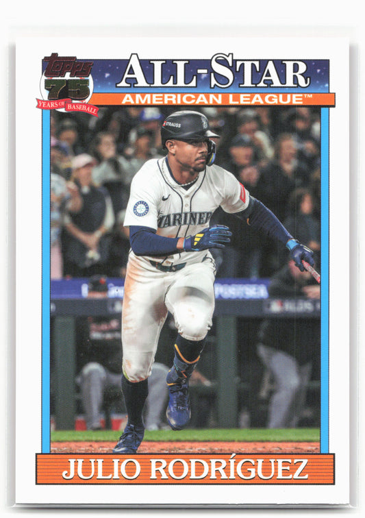 2026 Topps #91AS-23 Julio Rodríguez 1991 Topps Baseball 35th Anniversary