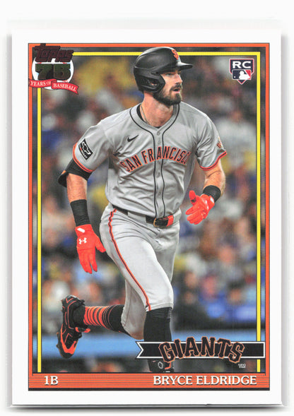 2026 Topps #91B2-21 Bryce Eldridge 1991 Topps Baseball 35th Anniversary