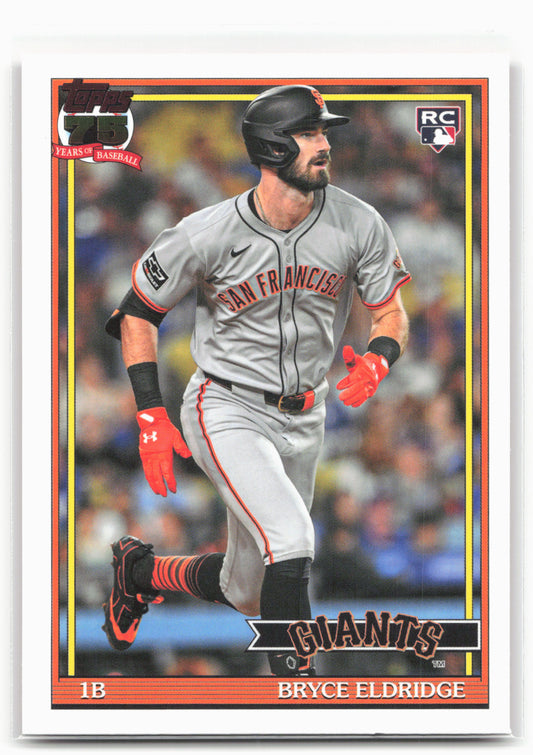 2026 Topps #91B2-21 Bryce Eldridge 1991 Topps Baseball 35th Anniversary