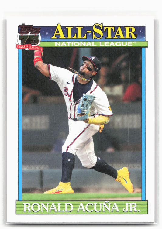 2026 Topps #91AS-28 Ronald Acuña Jr. 1991 Topps Baseball 35th Anniversary