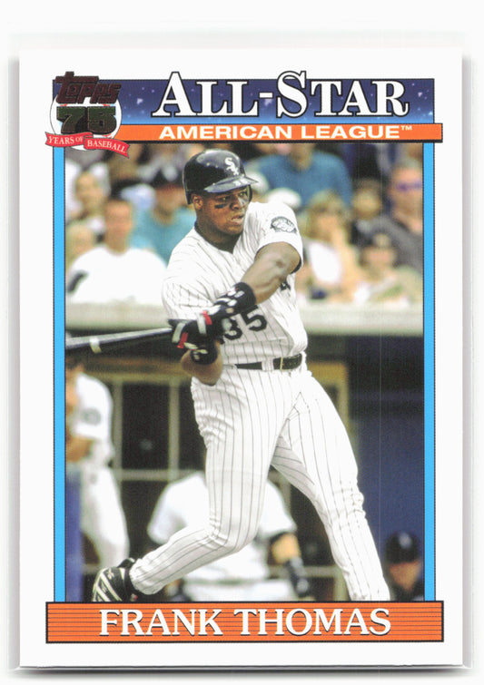 2026 Topps #91AS-33 Frank Thomas 1991 Topps Baseball 35th Anniversary