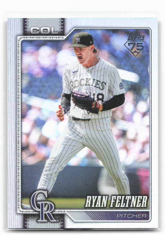 2026 Topps #432 Ryan Feltner Rainbow Foil