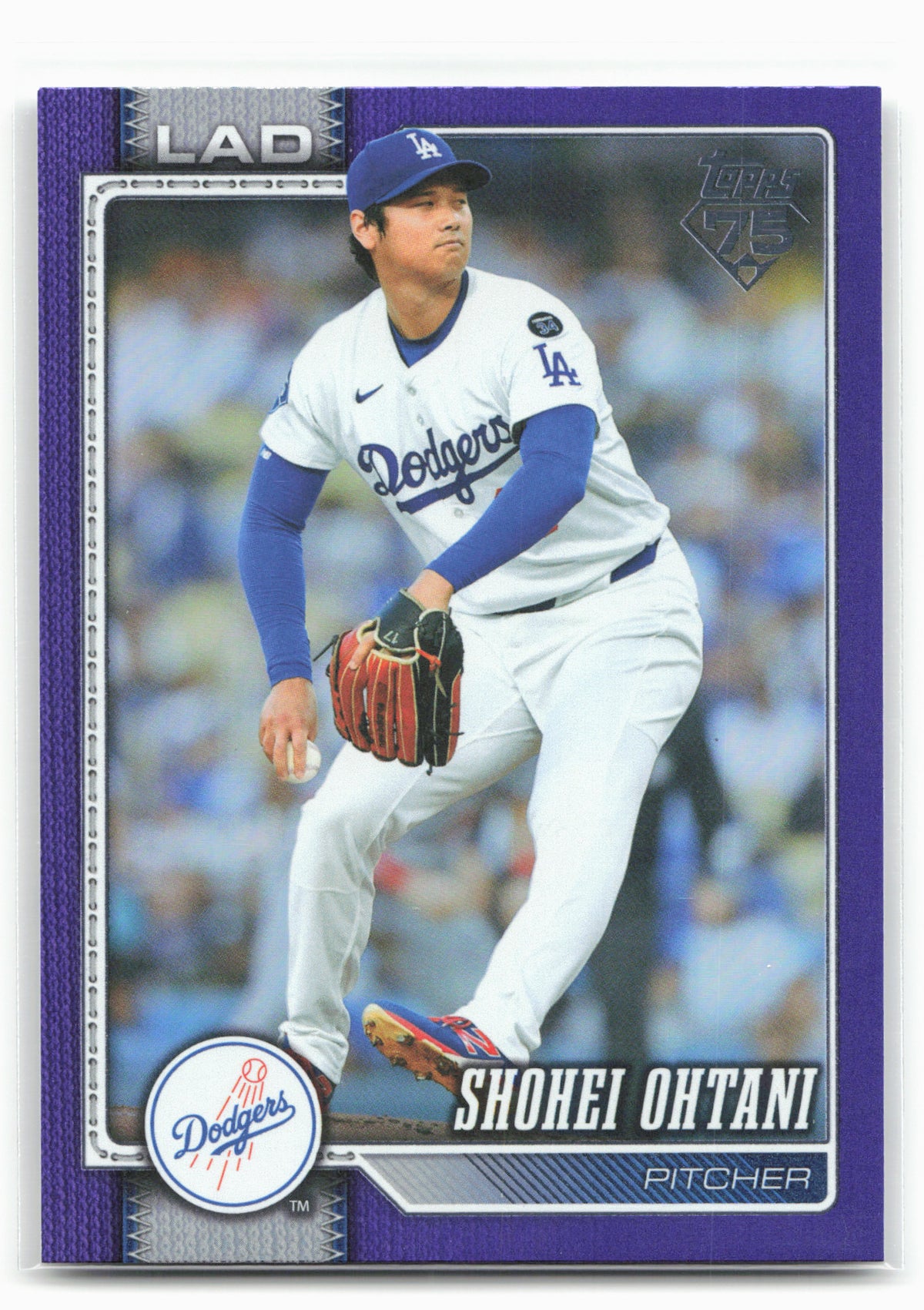 2026 Topps #500 Shohei Ohtani Purple Rainbow Foil #/250