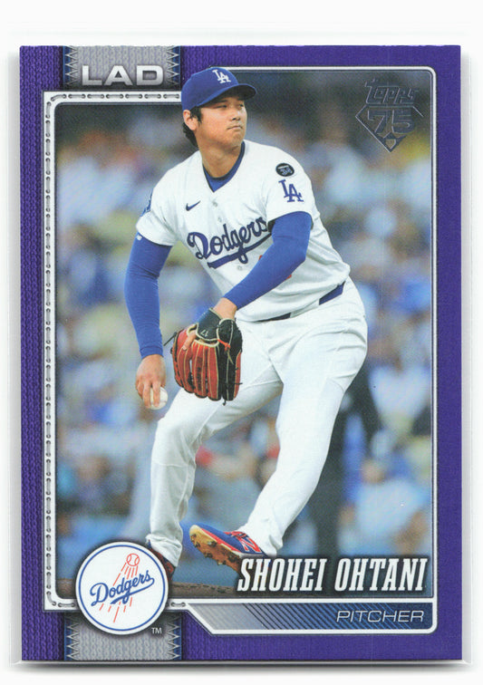 2026 Topps #500 Shohei Ohtani Purple Rainbow Foil #/250