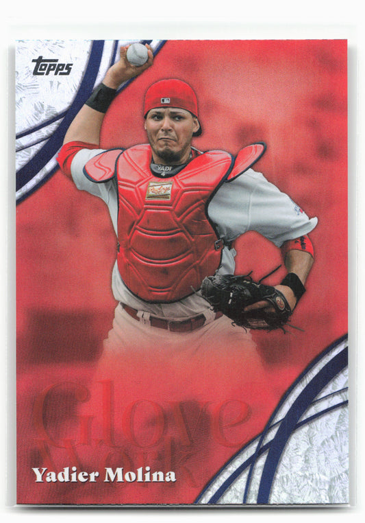 2026 Topps #GW-9 Yadier Molina Glove Work