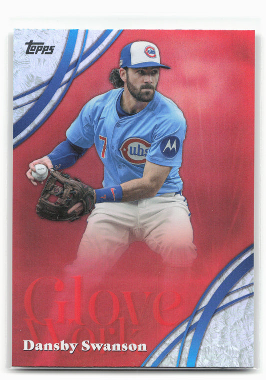 2026 Topps #GW-23 Dansby Swanson Glove Work