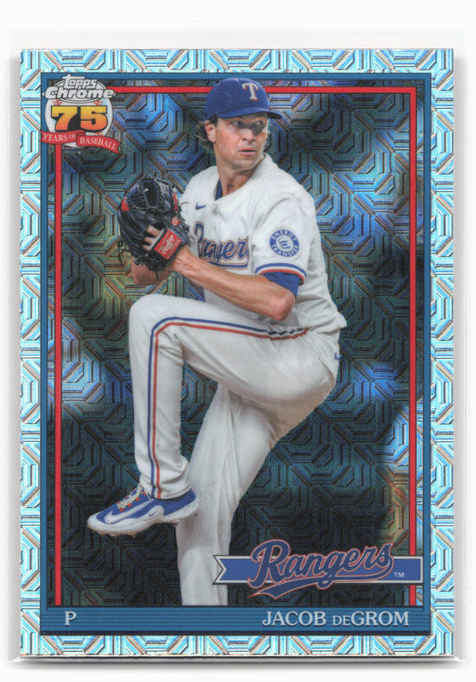 2026 Topps #91C2-29 Jacob deGrom 1991 Topps Baseball 35th Anniversary Chrome