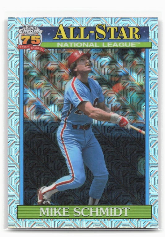 2026 Topps #91ASC-28 Mike Schmidt 1991 Topps Baseball 35th Anniversary Chrome