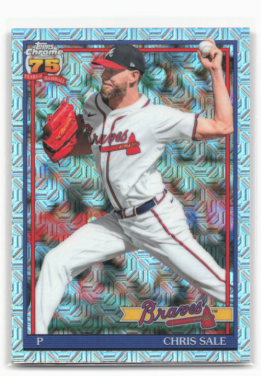 2026 Topps #91C2-25 Chris Sale 1991 Topps Baseball 35th Anniversary Chrome