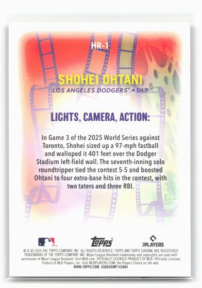 2026 Topps #HR-1 Shohei Ohtani Flagship Collection Highlight Reels