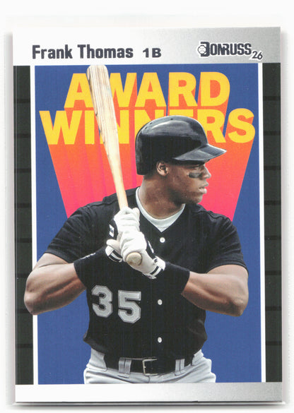 2026 Panini Decades 90s Pop Culture #AW-FT Frank Thomas Award Winners