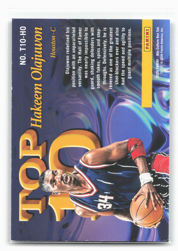 2026 Panini Decades 90s Pop Culture #T10-HO Hakeem Olajuwon Top 10