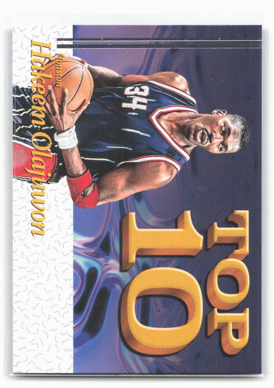 2026 Panini Decades 90s Pop Culture #T10-HO Hakeem Olajuwon Top 10