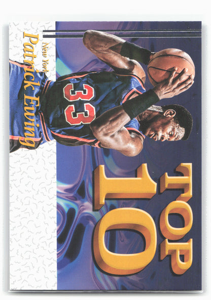 2026 Panini Decades 90s Pop Culture #T10-PE Patrick Ewing Top 10