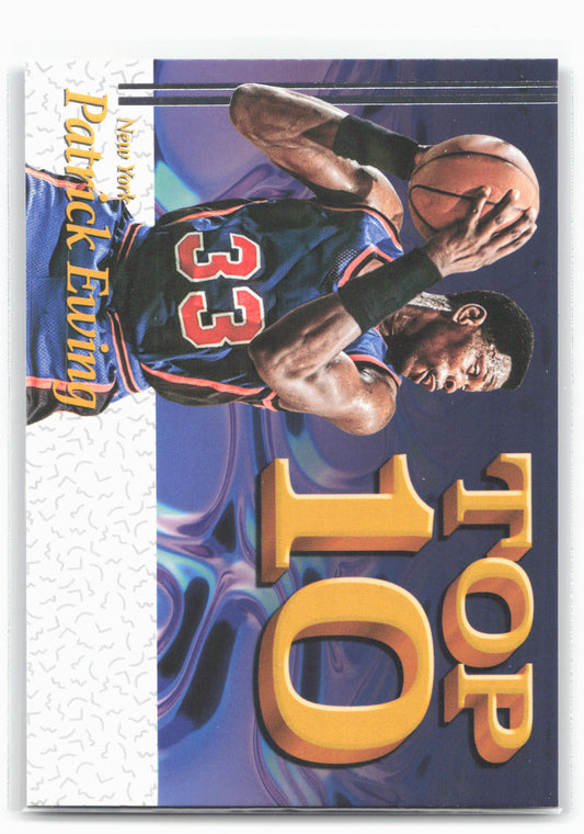 2026 Panini Decades 90s Pop Culture #T10-PE Patrick Ewing Top 10