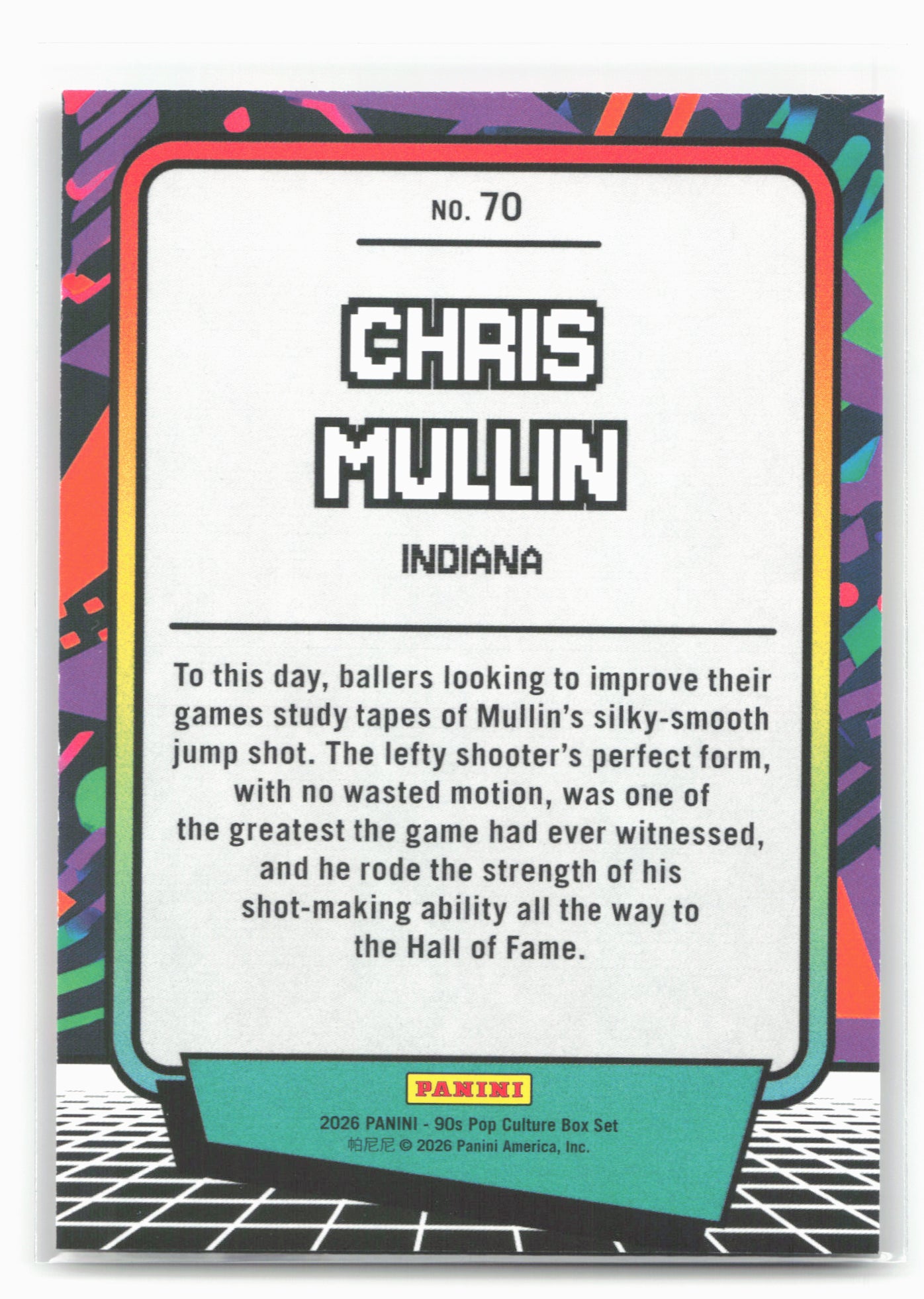 2026 Panini Decades 90s Pop Culture #70 Chris Mullin