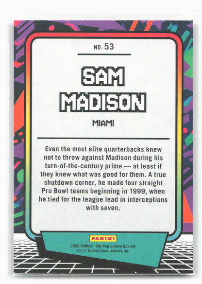 2026 Panini Decades 90s Pop Culture #53 Sam Madison