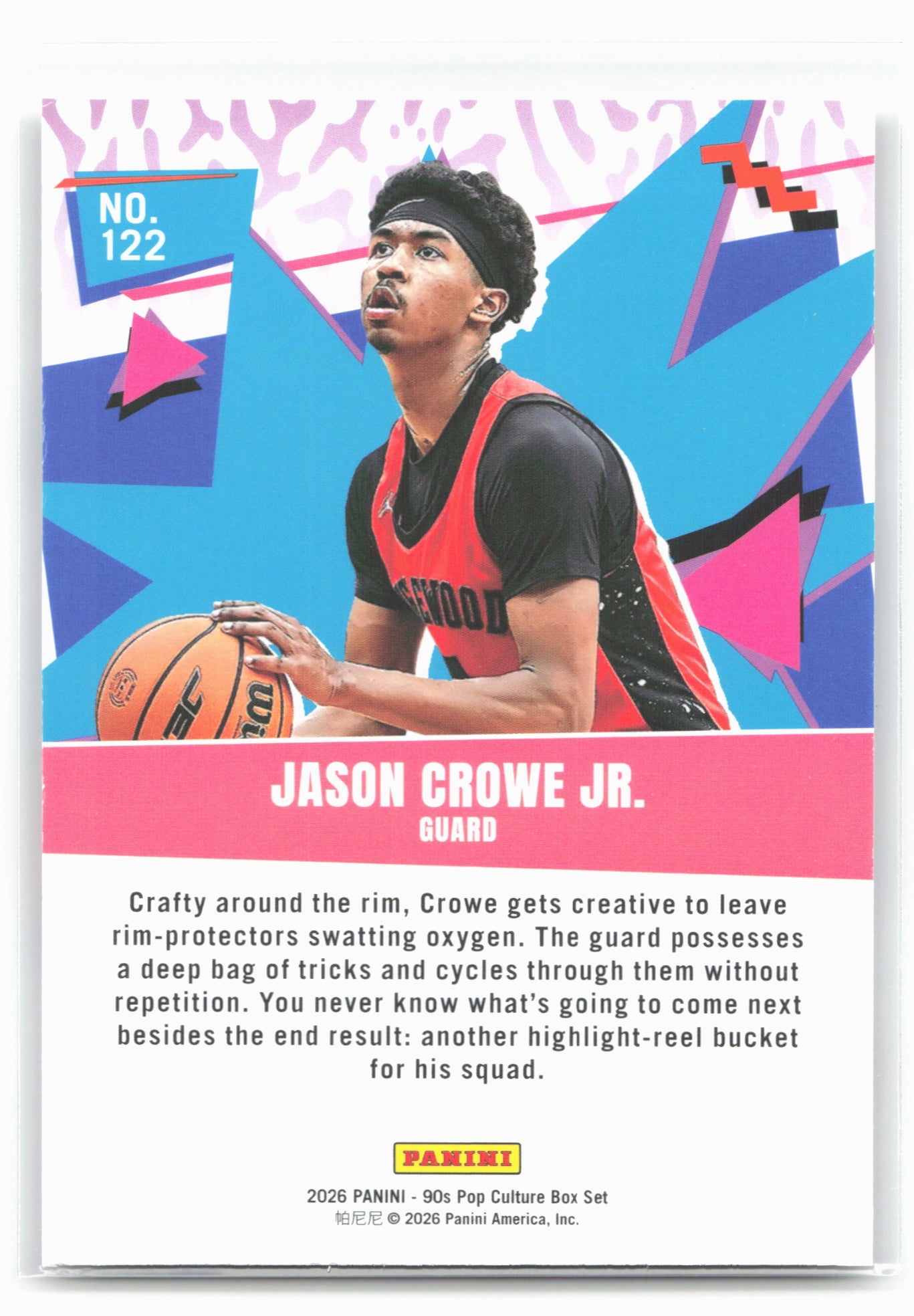 2026 Panini Decades 90s Pop Culture #122 Jason Crowe Jr.