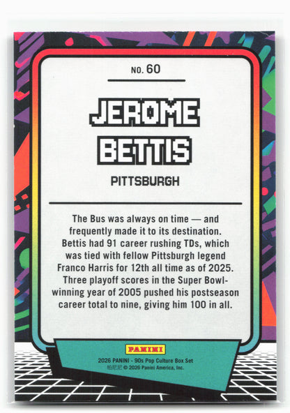 2026 Panini Decades 90s Pop Culture #60 Jerome Bettis