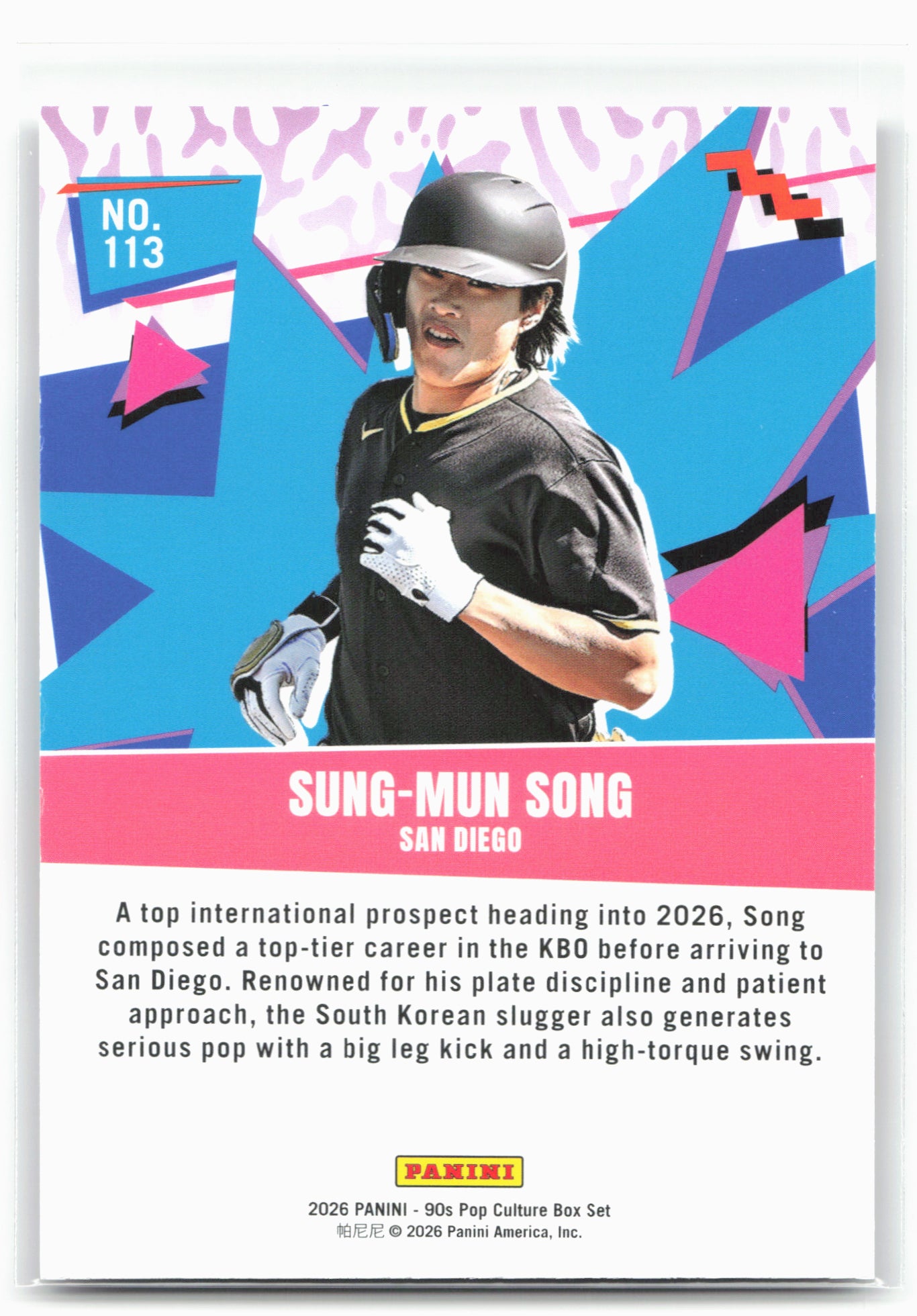 2026 Panini Decades 90s Pop Culture #113 Sung-Mun Song