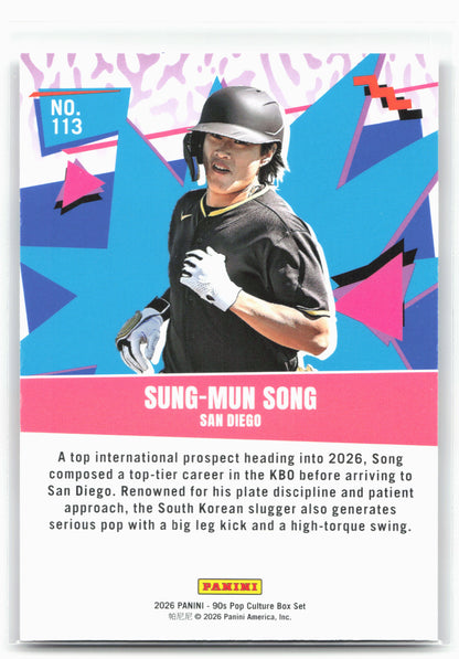 2026 Panini Decades 90s Pop Culture #113 Sung-Mun Song