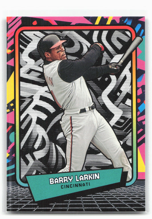 2026 Panini Decades 90s Pop Culture #19 Barry Larkin