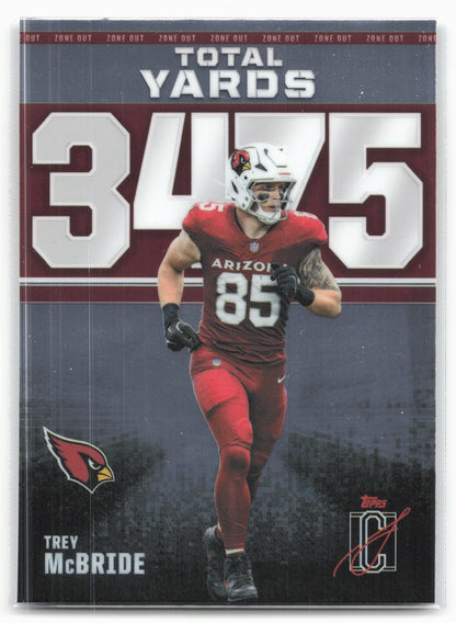 2025 Topps Signature Class #ZO-24 Trey McBride Zone Out
