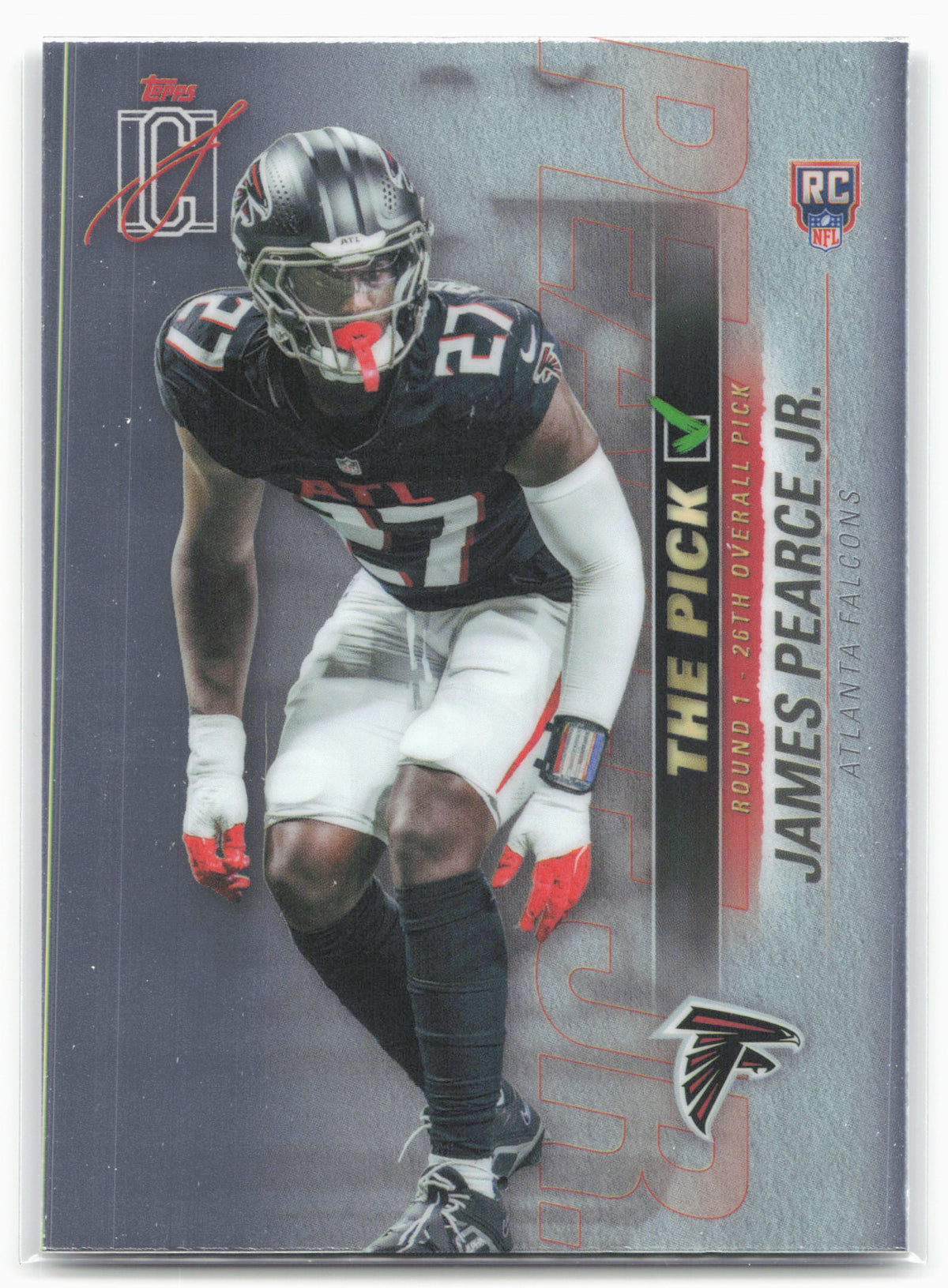 2025 Topps Signature Class #TP-2 James Pearce Jr. The Pick