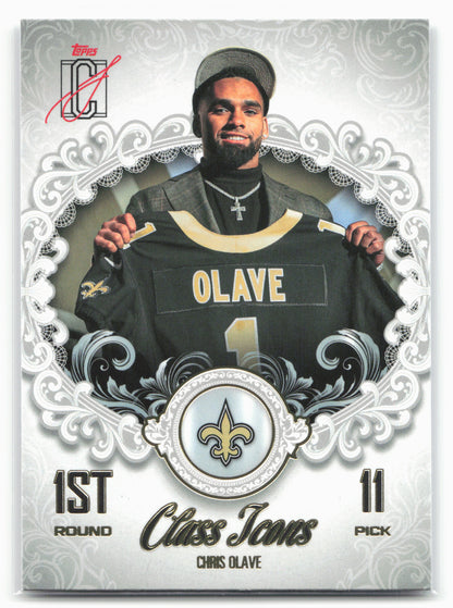 2025 Topps Signature Class #CI-24 Chris Olave Class Icons