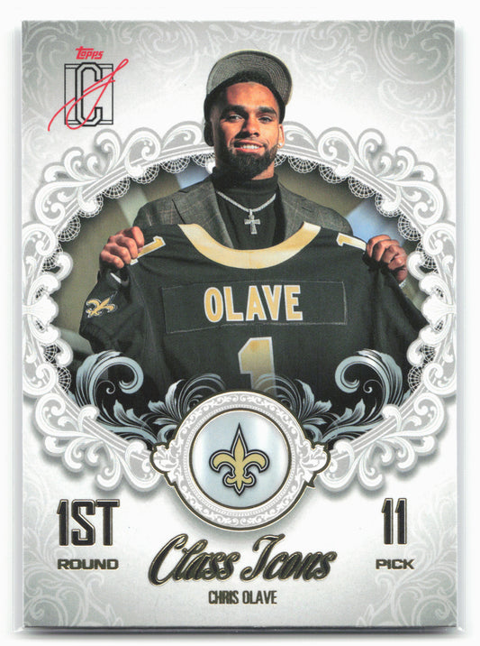 2025 Topps Signature Class #CI-24 Chris Olave Class Icons