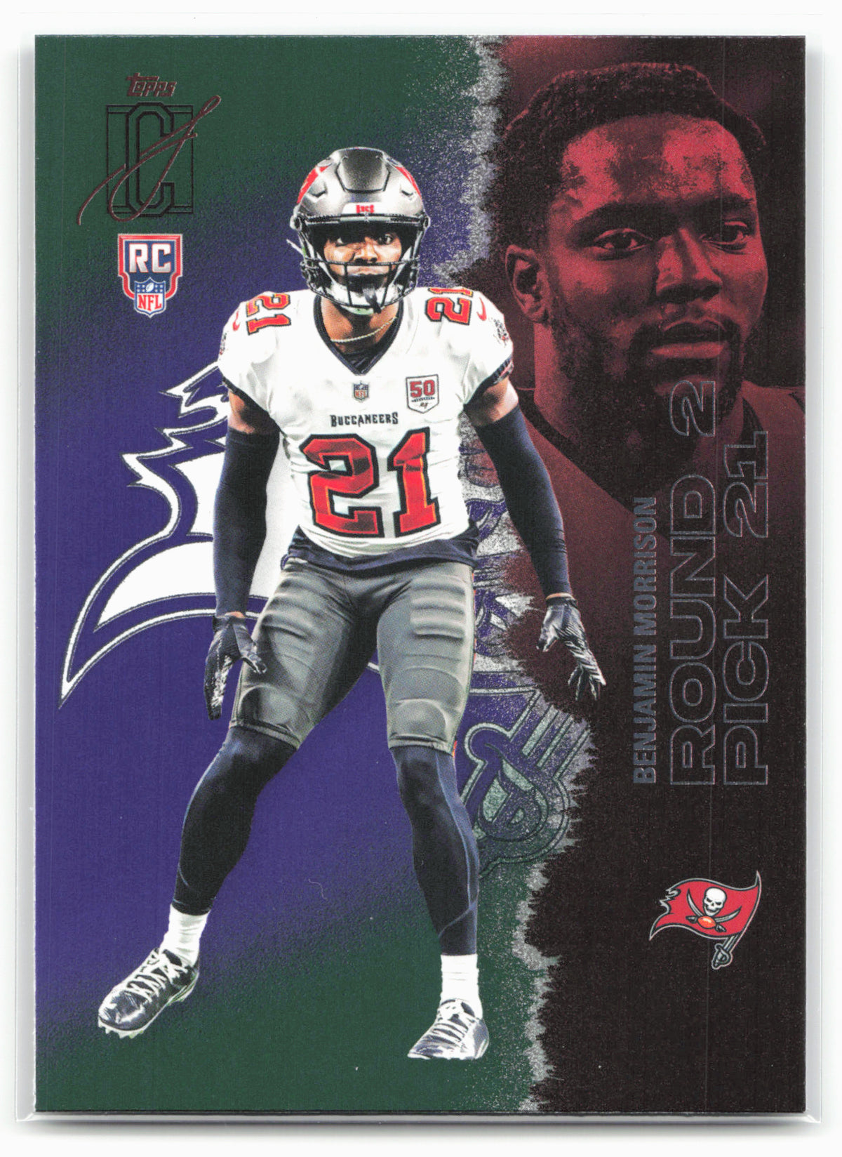 2025 Topps Signature Class #148 Benjamin Morrison Green & Purple