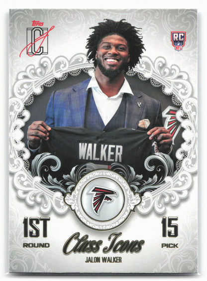 2025 Topps Signature Class #CI-19 Jalon Walker Class Icons