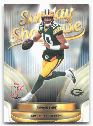 
2025 Topps Signature Class #SS-11 Jordan Love Sunday Showcase