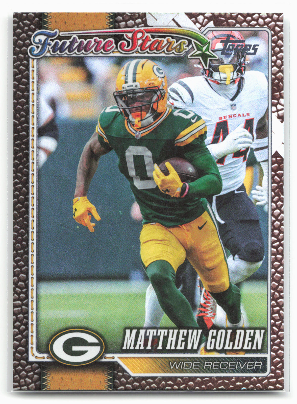 2026 Topps Flagship #263 Matthew Golden Football Leather Foil