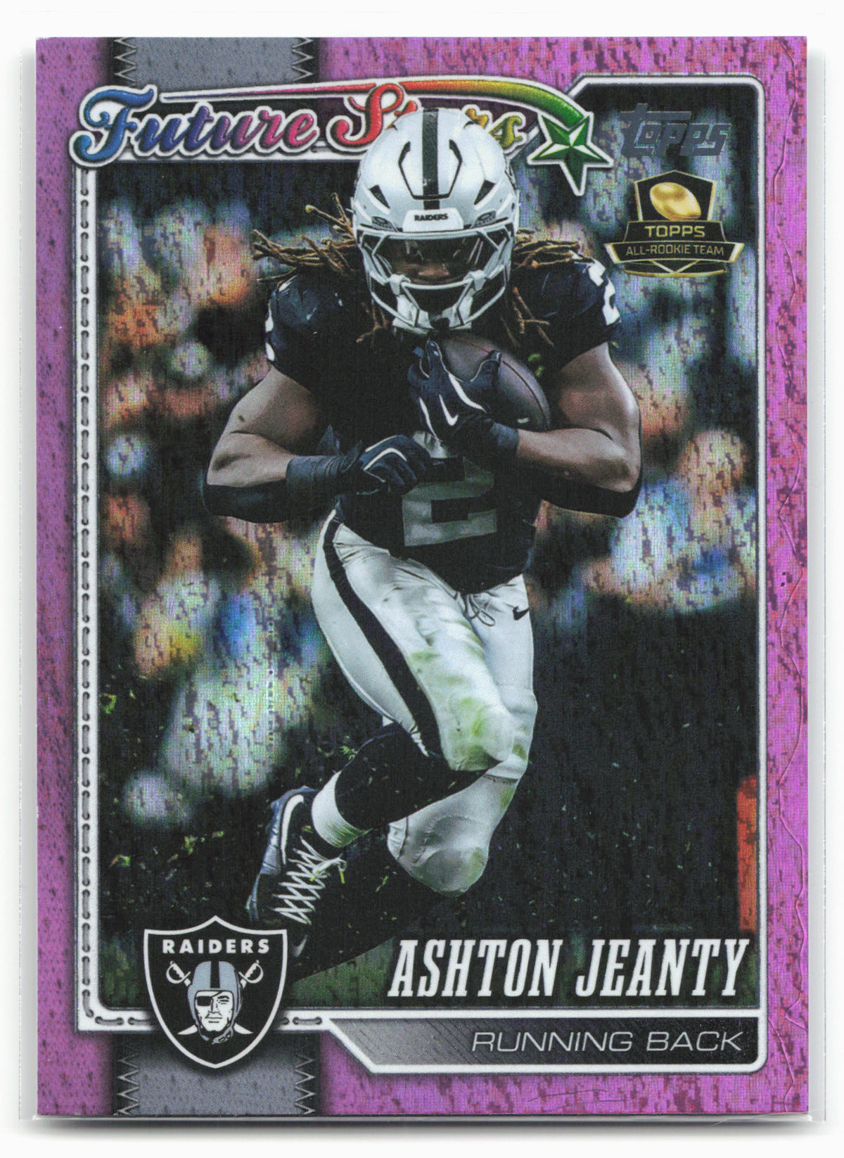 2026 Topps Flagship #262 Ashton Jeanty Pink Holo Foil