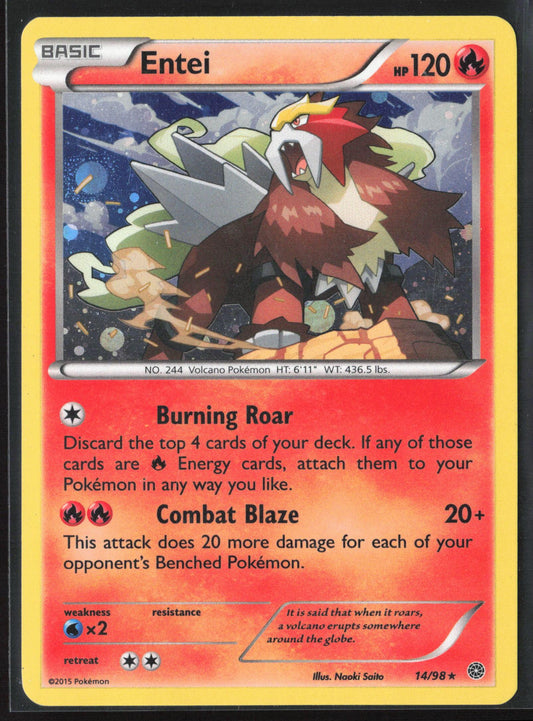XY - Ancient Origins #14/98 Entei (14) Holo 30153