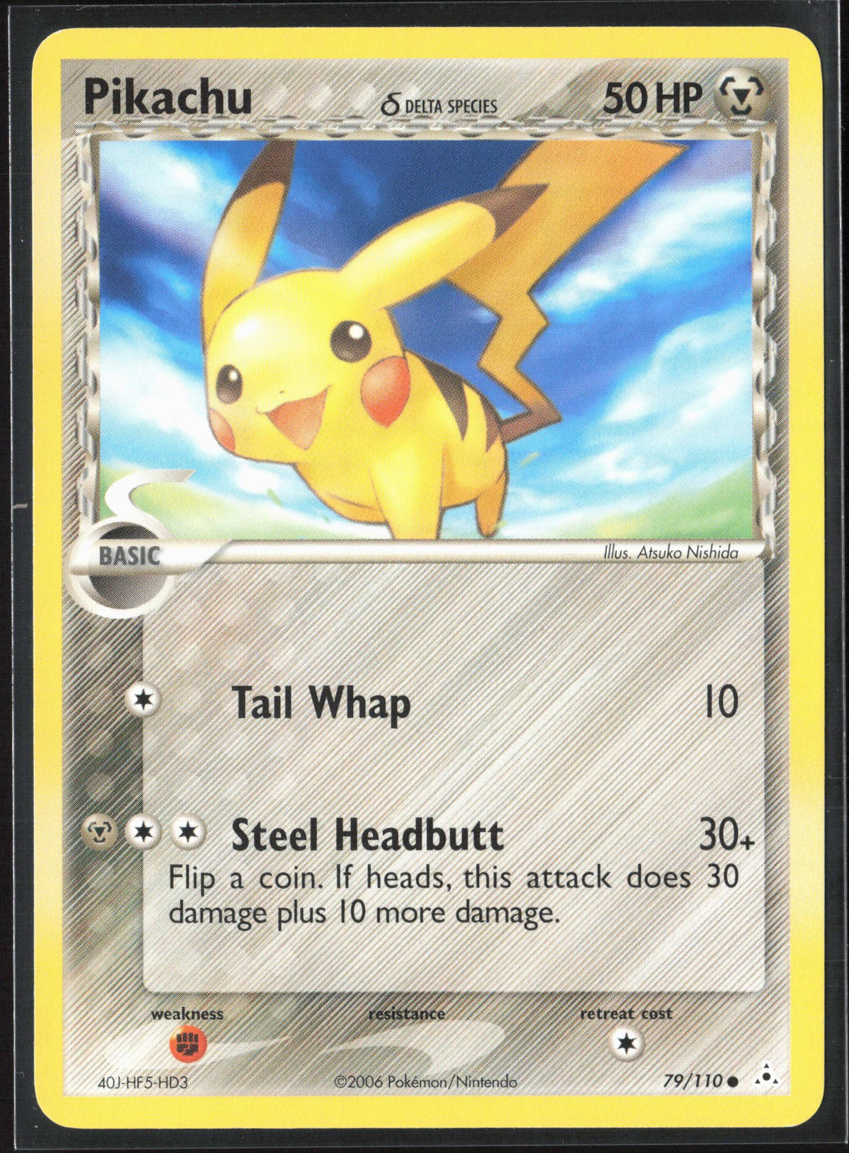 EX Holon Phantoms #79/110 Pikachu (Delta Species) Non-Holo 30176