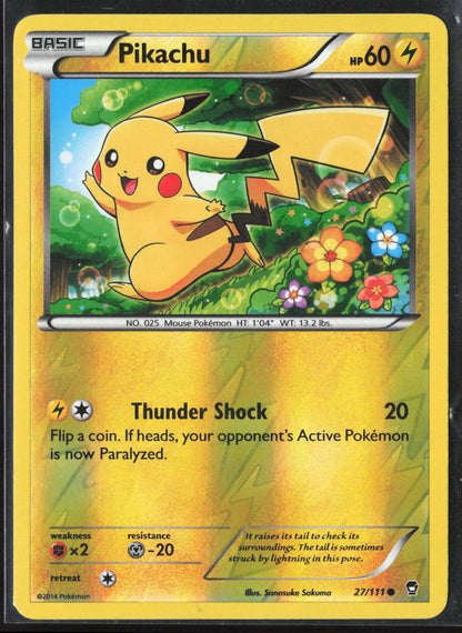 XY - Furious Fists #27/111 Pikachu Reverse Holo 30178