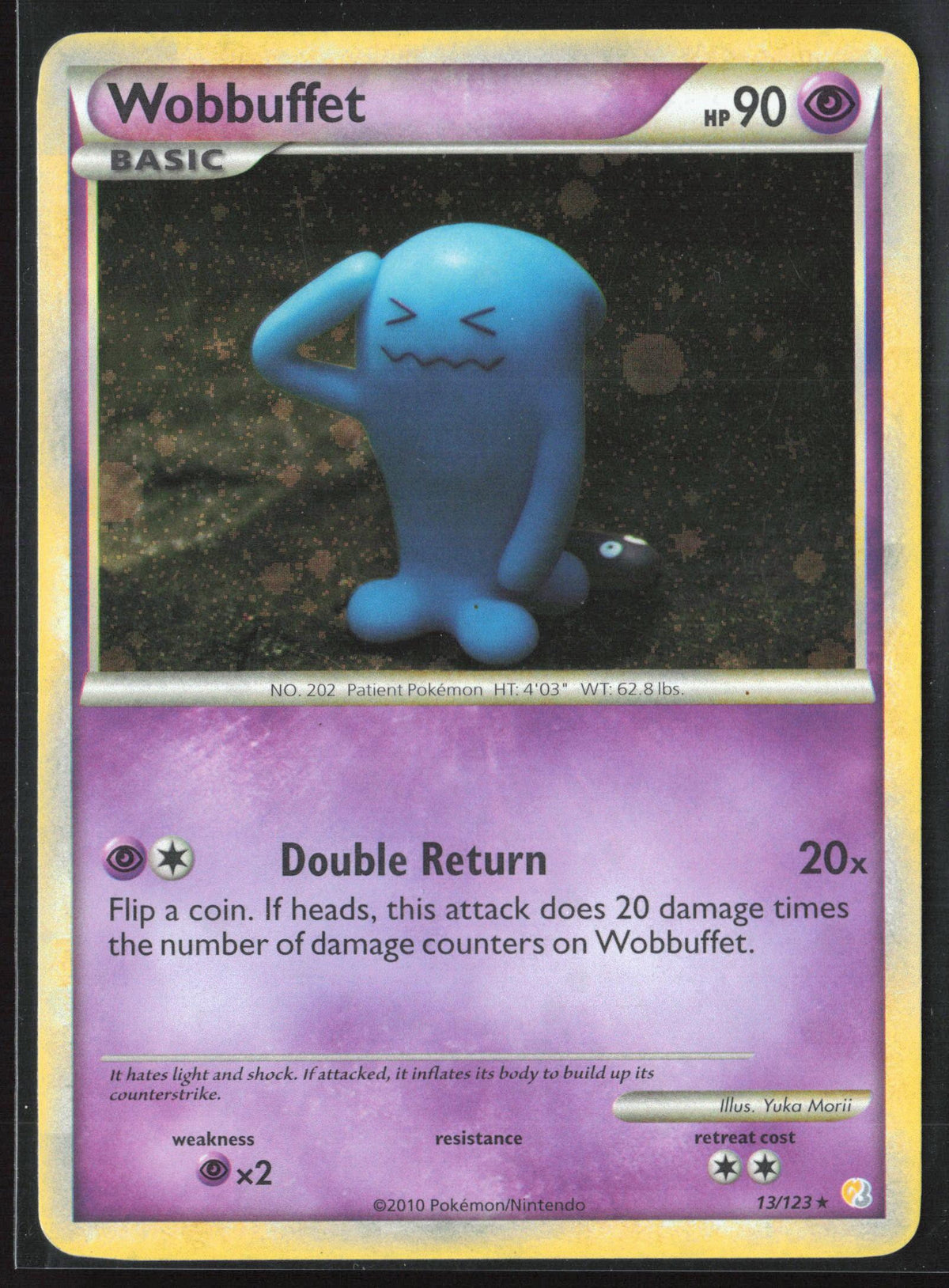 HeartGold SoulSilver #13/123 Wobbuffet Holo 30184