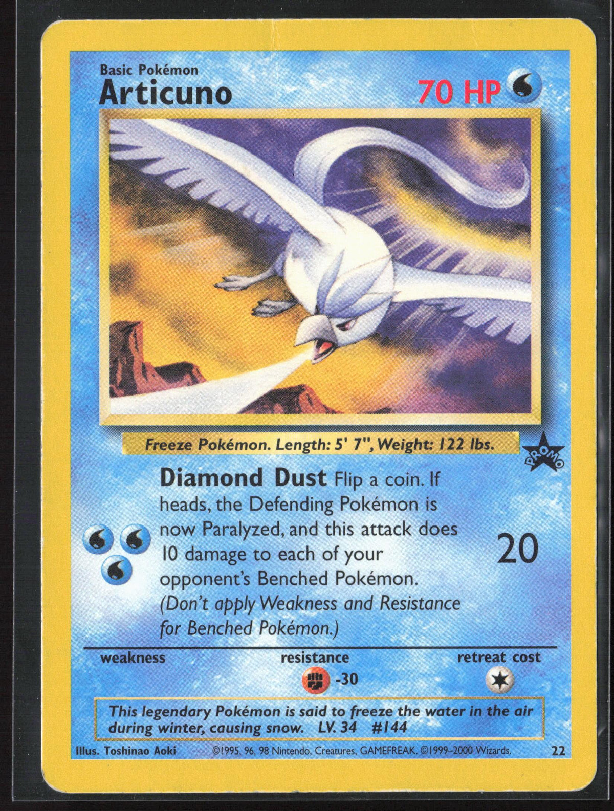 WoTC Promo #22/53 Articuno (22) HP Non Holo 30190