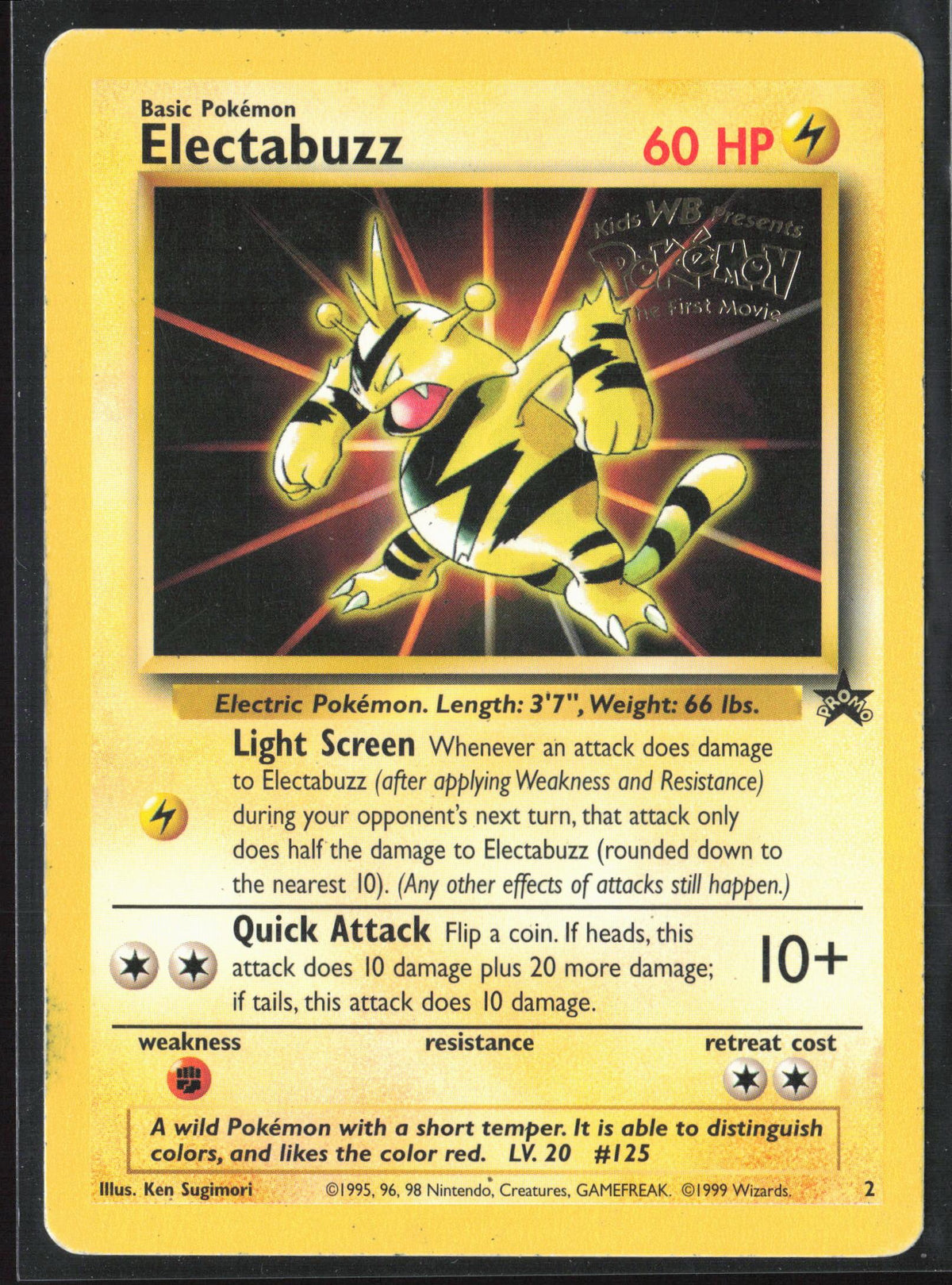 WoTC Promo #02/53 Electabuzz (Movie Promo) Non-Holo 30196