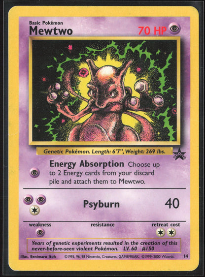 WoTC Promo #14/53 Mewtwo (14) Non-Holo 30200