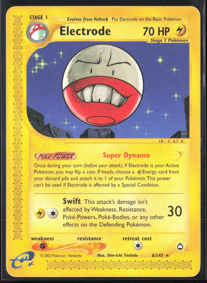 Aquapolis #008/147 Electrode Non-Holo 30205