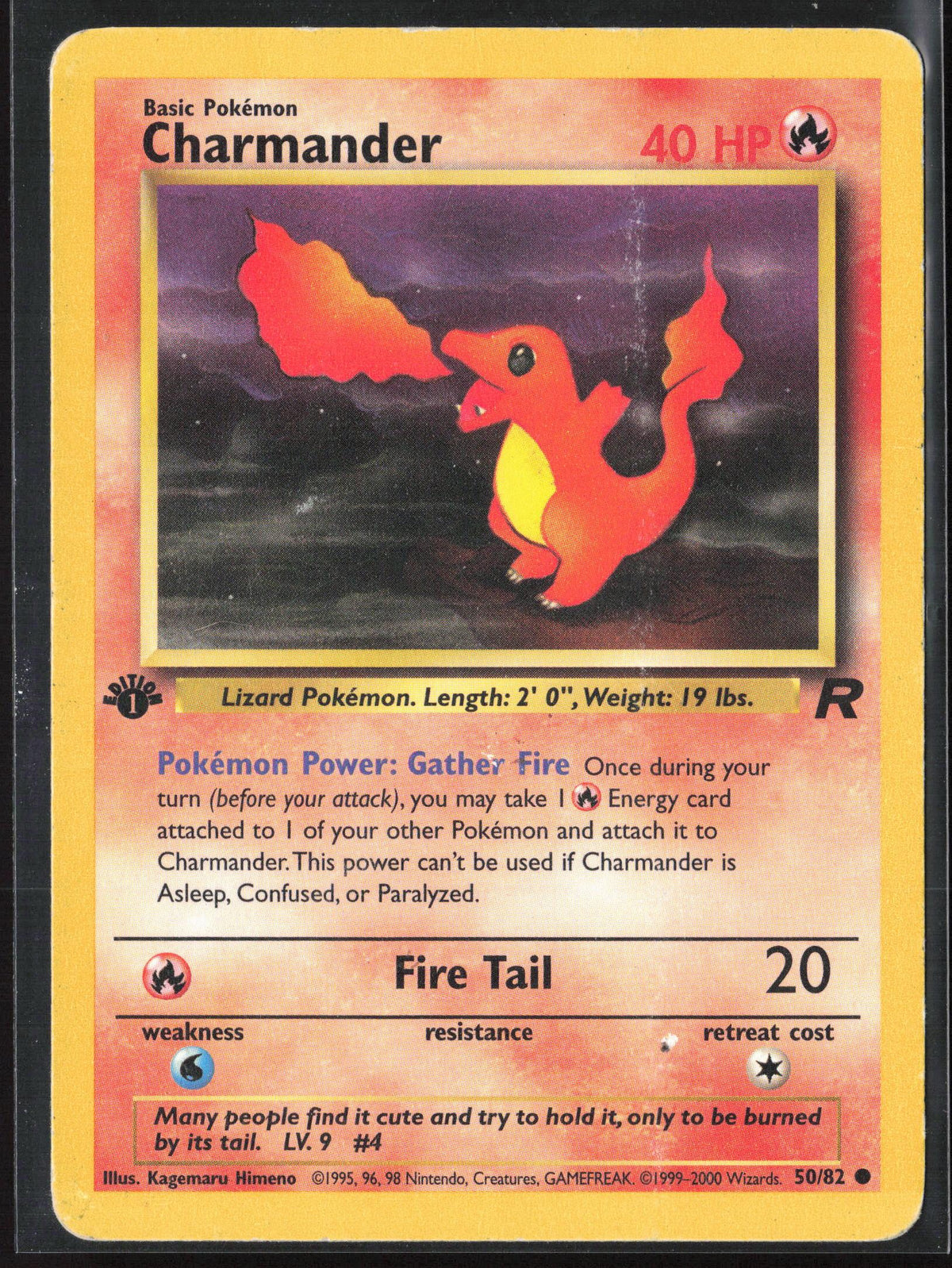 Team Rocket #50/82 Charmander Non-Holo HP 30215