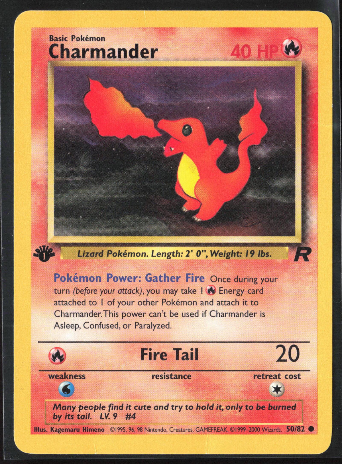 Team Rocket #50/82 Charmander Non-Holo HP 30216
